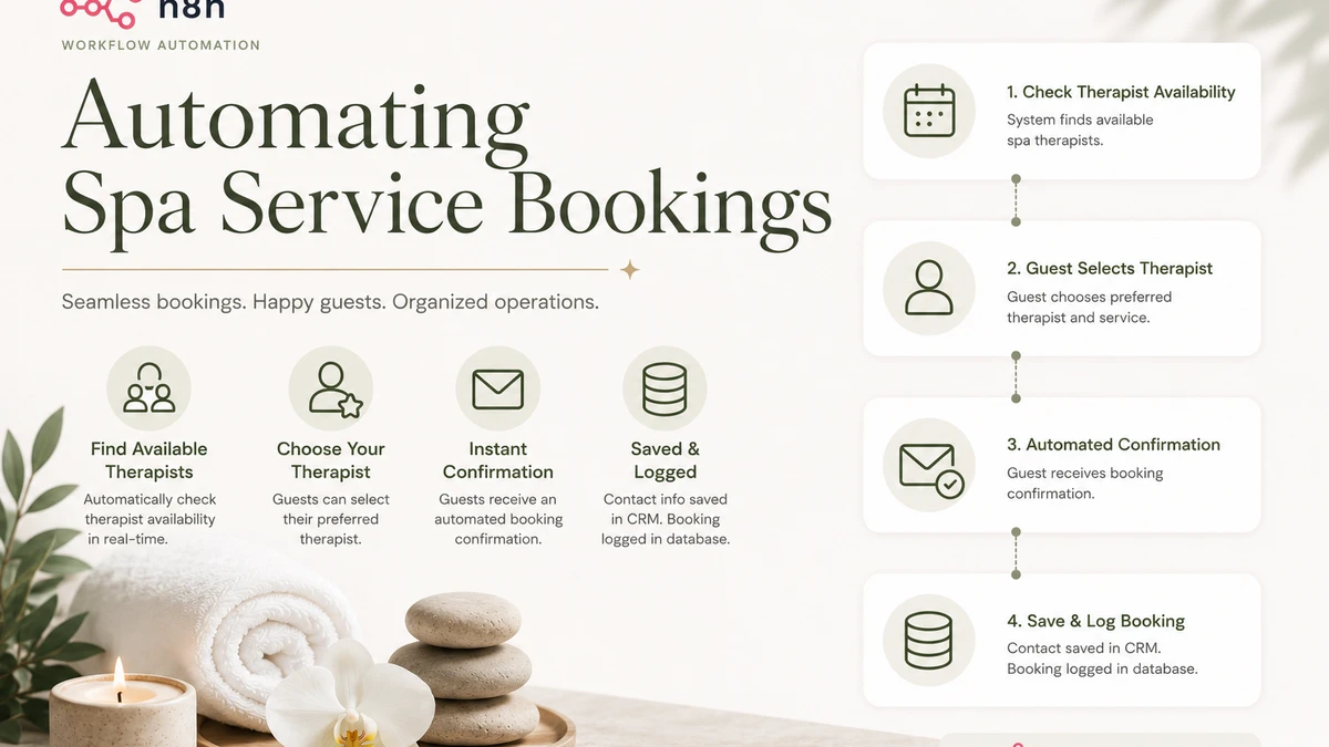 Automated Booking System for Spas